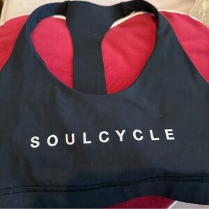 SoulCycle Lulu Black Sports Bra